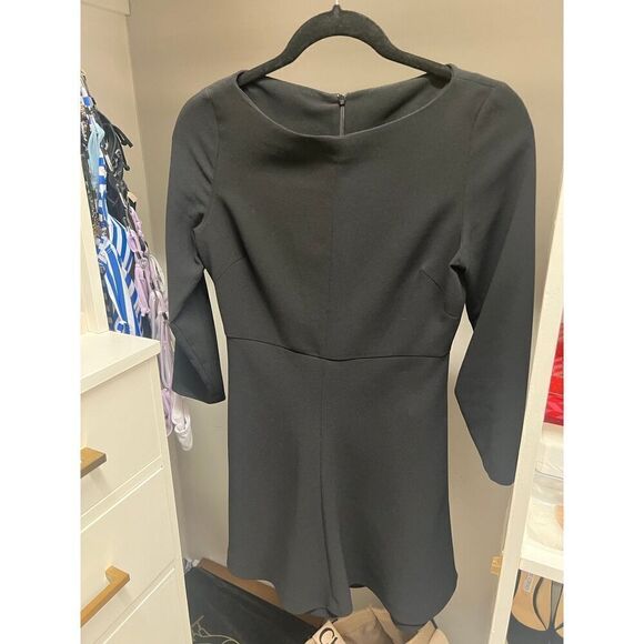 Zara Black fit and flare long sleeve dress size XS - length 32” - Picture 1 of 2